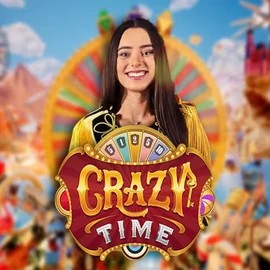 Crazy Time by Evolution, showcased at spinkocasinoo.com – game logo