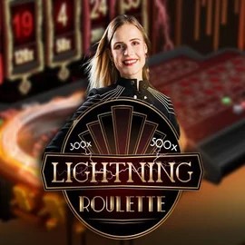 Lightning Roulette casino game by Evolution – featured logo at Spinko Casino