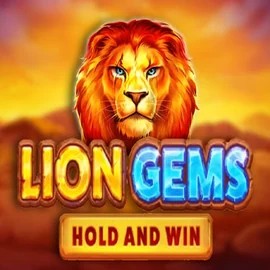 Lion Gems Hold and Win slot logo by Playson at Spinko CasinoLion Gems Hold and Win