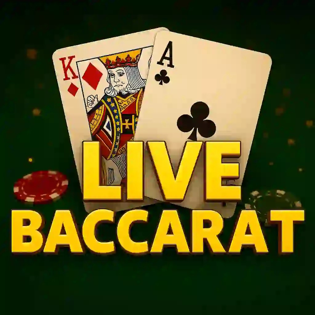 Live Baccarat slot logo by Pragmatic Live at Spinko CasinoLive Baccarat