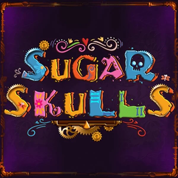 Logo of Sugar Skulls from Booming Games at Spinko Casino